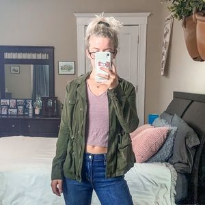 Forever 21 Army / Utility Green Jacket